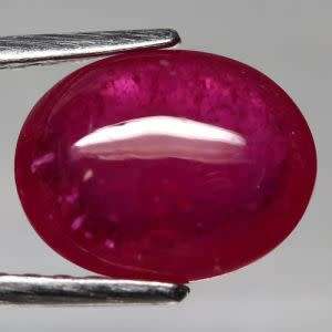 NATURAL PINKISH RED RUBY 3.42ct VVS (10.1x8.0mm )  PRICE REDUCED