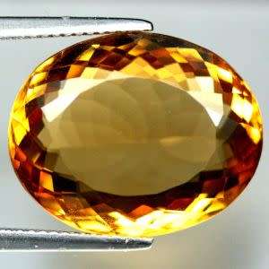 NATURAL UNHEATED AAA WHISKEY YELLOW QUARTZ 16.19ct - PRICE REDUCED