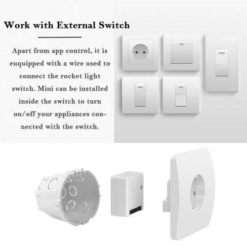 Sonoff Mini WiFi DIY 2 way  Compatible with Alexa amazon Google Home