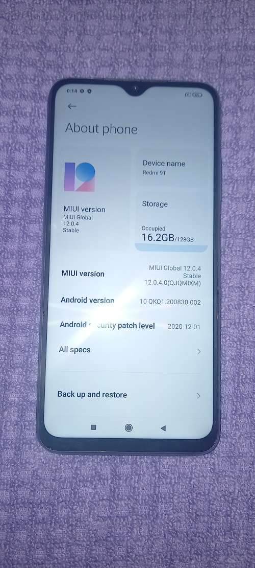 Xiaomi Redmi 9t blue 128gb