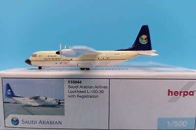 Herpa Saudi Arabian Airlines L-100-30 1:500