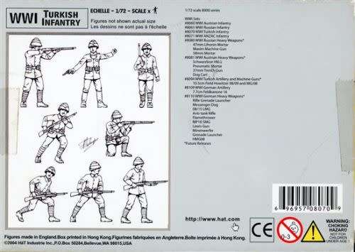 HAT Model, WWI Turkish Infantry.