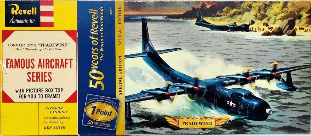 REVELL CONVAIR TRADEWIND CARGO PLANE, 1/166 SCALE