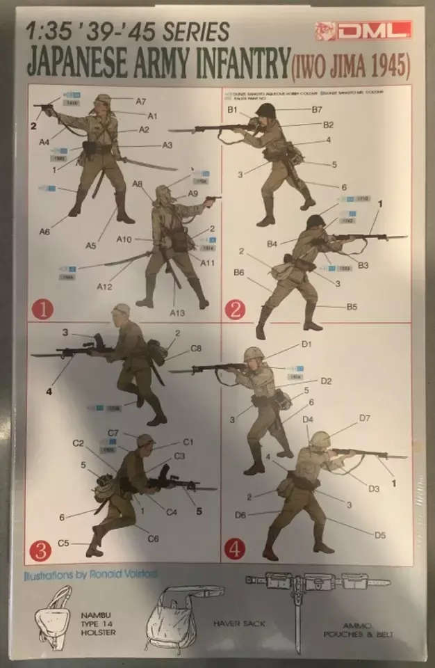 Dragon Model, Japanese Army Infantry Iwo Jima 1945