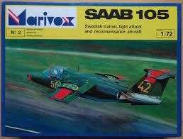 Marivox Models, SAAB 105 - Swedish Trainer, Light Attack & Reconnaissance Aircraft - RARE