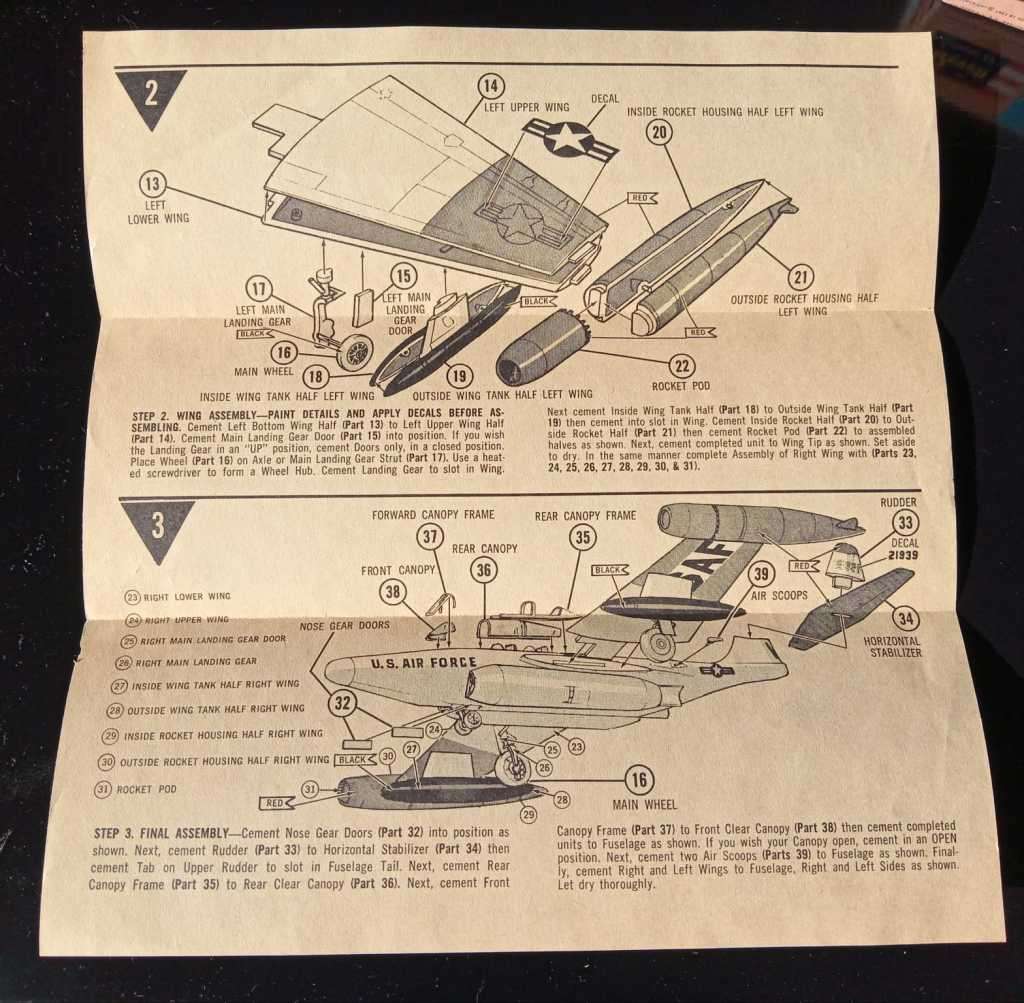 Revell Scorpion Northop F-89D Fighter Jet, Authentic Model Kit.