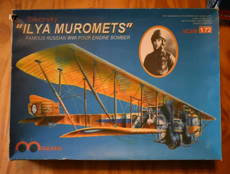 Maquette Models, Sikorsky `Ilya Muromets` Russian Bomber 1/72 Scale