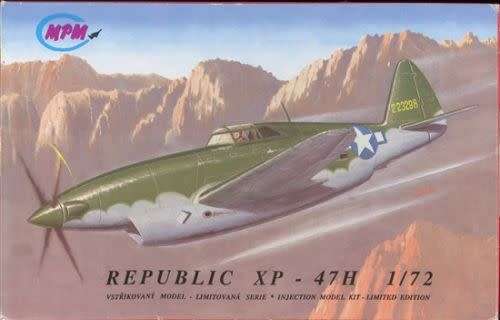 Republic XP-47H Model Aircraft. Limited Edition