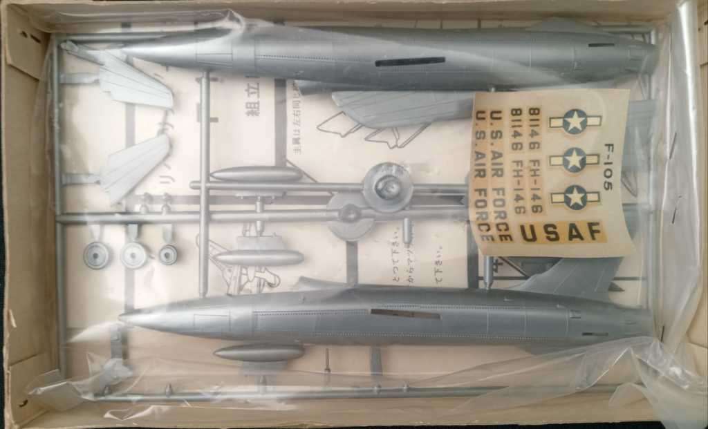 Otaki Model, F105D - Rare Vintage, 1/144 Scale