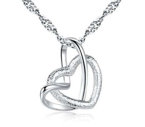 STUNNING 925 SILVER NECKLACE AND PENDANT
