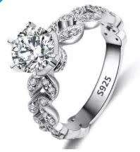 STERLING SILVER 925 RING (size 7)