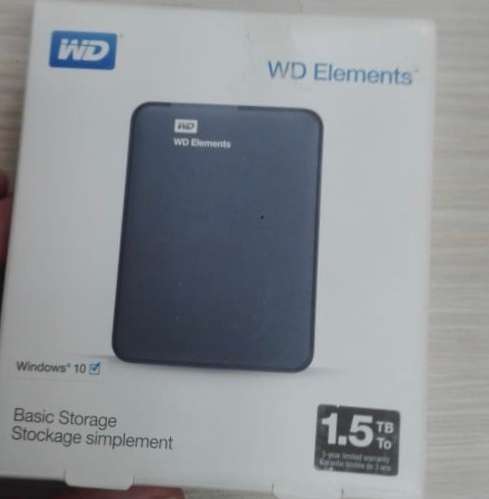 BRAND NEW WD ELEMENTS HARD-DRIVE 1.5 TB