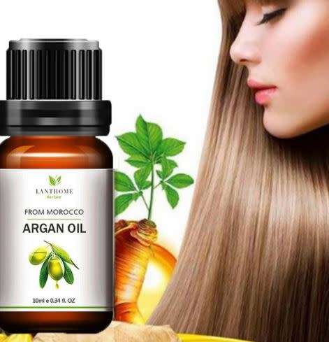 Morocco Argan Essential Oil Hair care keratin 100% glycerol Nut oil Hairdressing hair mask (10ml)