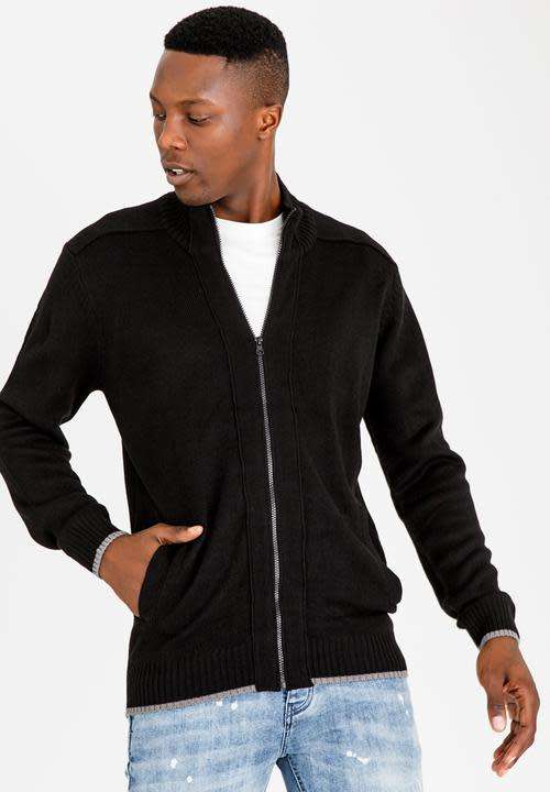 Black Zipped Sporty Cardigan ( SIZE M) - BRAND NEW