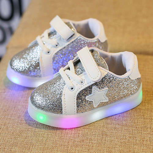 LED SNEAKERS FOR GIRLS ( KIDS SIZE 6.5)