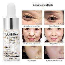 LANBENA SIX PEPTIDES SERUM 24K GOLD SERUM- excellent Product!!!