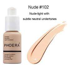 PHOERA Foundation Concealer Makeup Full Coverage Matte -NUDE-Excellent product!!!