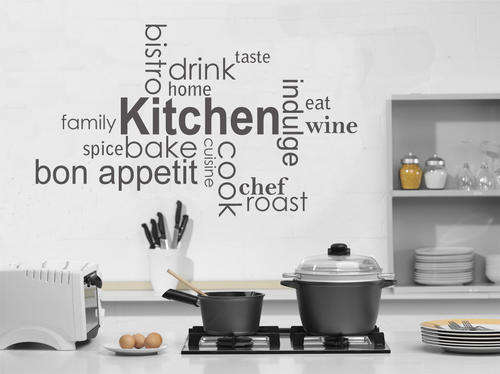 TASTY kitchen Vinyl Wall Art Words - decal sticker home decor - Shipping R40!!