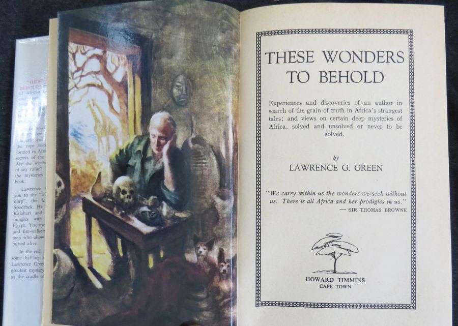These Wonders to Behold by Lawrence Green (1st Ed. 1959, ex-lib.)