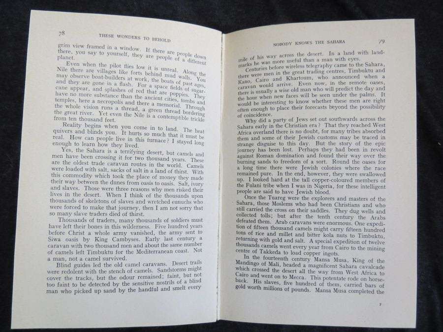 These Wonders to Behold by Lawrence Green (1st Ed. 1959, ex-lib.)