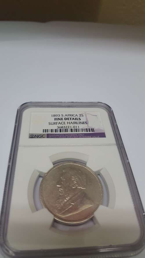 1897 SOUTH AFRICA 2.5 SHILLING