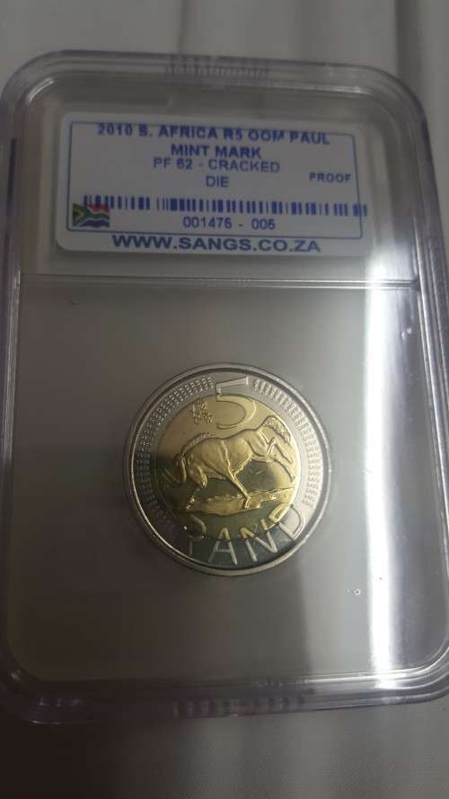 2010  S . AFRICA R5 OOM PAUL   PF62