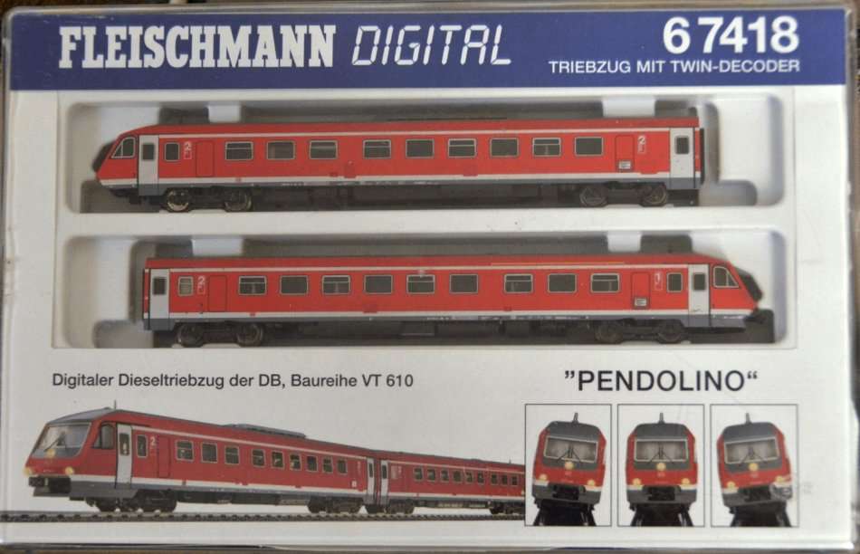 Fleischmann Pendolino Digital passenger trainset #67418