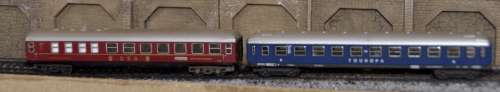 DB Restaurant car & Touropa passenger express coach (set of 2)
