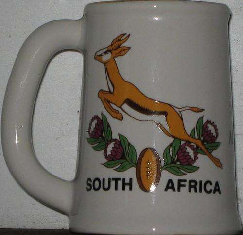 Miniature Beer Mug SA RUGBY