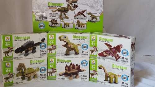 TOY BUILDING BLOCKS., ANIMAL  AND DINOSAUR COMBO SET