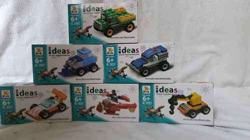TOY BUILDING BLOCKS. CAR AND TRUCK  COMBO SETS