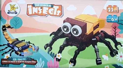 TOY BUILDING BLOCKS. 12 IN 1 INSECTS