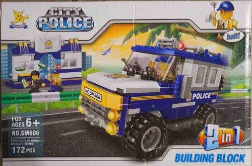 TOY BUILDING BLOCKS-CITY POLICE SERIES