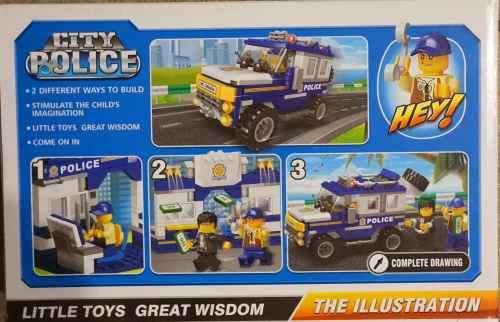 TOY BUILDING BLOCKS-CITY POLICE SERIES