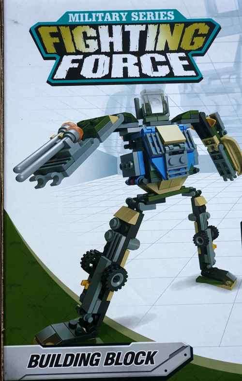 FIGHTING FORCE TOY BUILDING BLOCKS 12 IN1