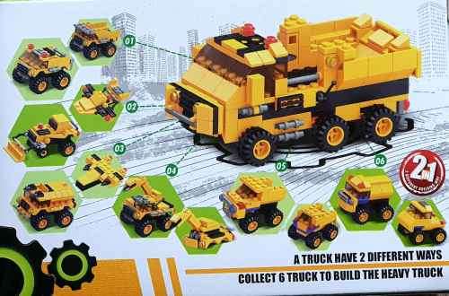 TOY BUILDING BLOCKS.6  in 1 CONSTRUCTION  SET