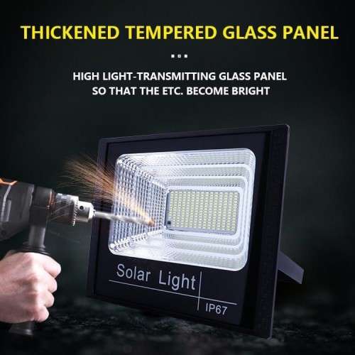 SOLAR LIGHT. 65w led light with solar panel