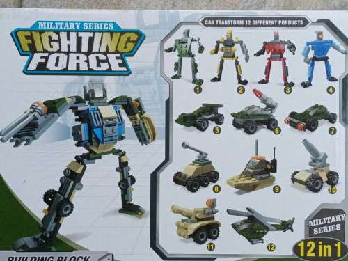 TOY BUILDING BLOCKS .FIGHTING FORCE SET