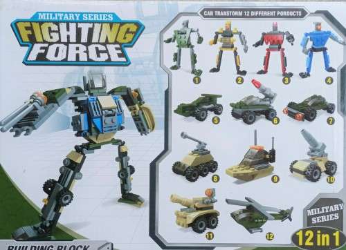 TOY BUILDING BLOCKS .FIGHTING FORCE SET