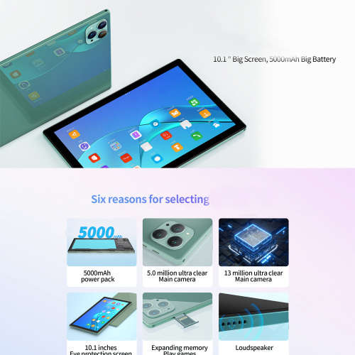 BDF P50 . 10.1 inch tablet. 8 GB OTCA CORE . 256GB, 4G , AND WIFI