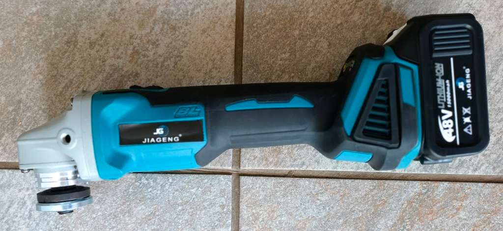 48V Lithium-Ion 4-in-1 Cordless Brushless Drill & Angle Grinder Tools Set