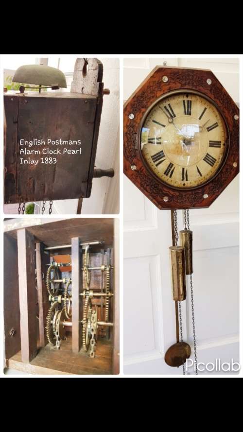 1883 English Postman's Clock