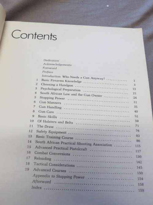Handguns for self defence: a South African Guide. Gerry Gore