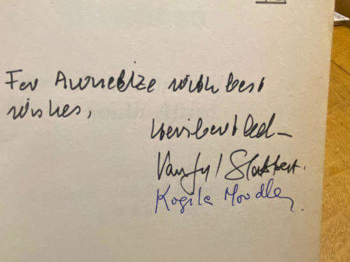 Comrades in Business. Post liberation politics in South Africa. (signed by all three authors-)