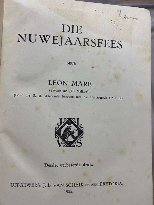 Die Nuwejaarsfees en ander Afrikaanse verhale. Leon Mare