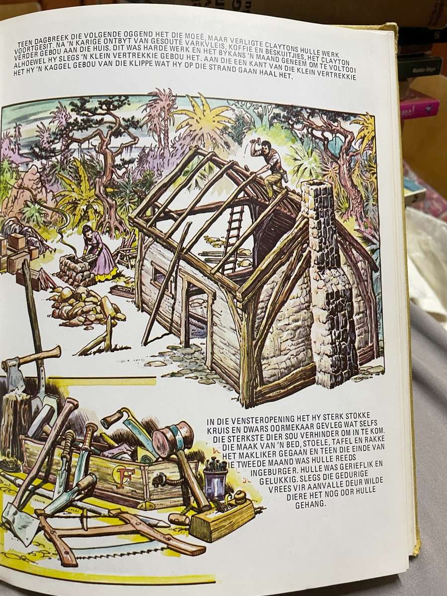 Tarzan Van Die Ape, Afrikaanse Uitgawe, met tekeninge vanHogarth, Burne (E R Burroughs). Baie skaars