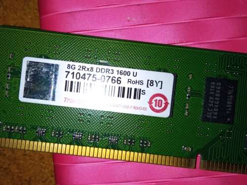 Transcend Ram 8gb ddr3