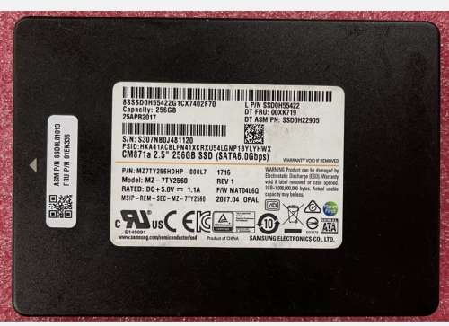 Samsung SSD 256GB