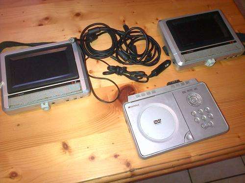 Sansui Car Dvd system with 2 LCD Displays (Please read description)