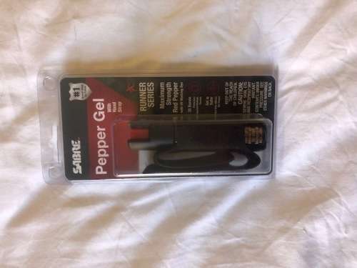 Black Sabre runner pepper spray